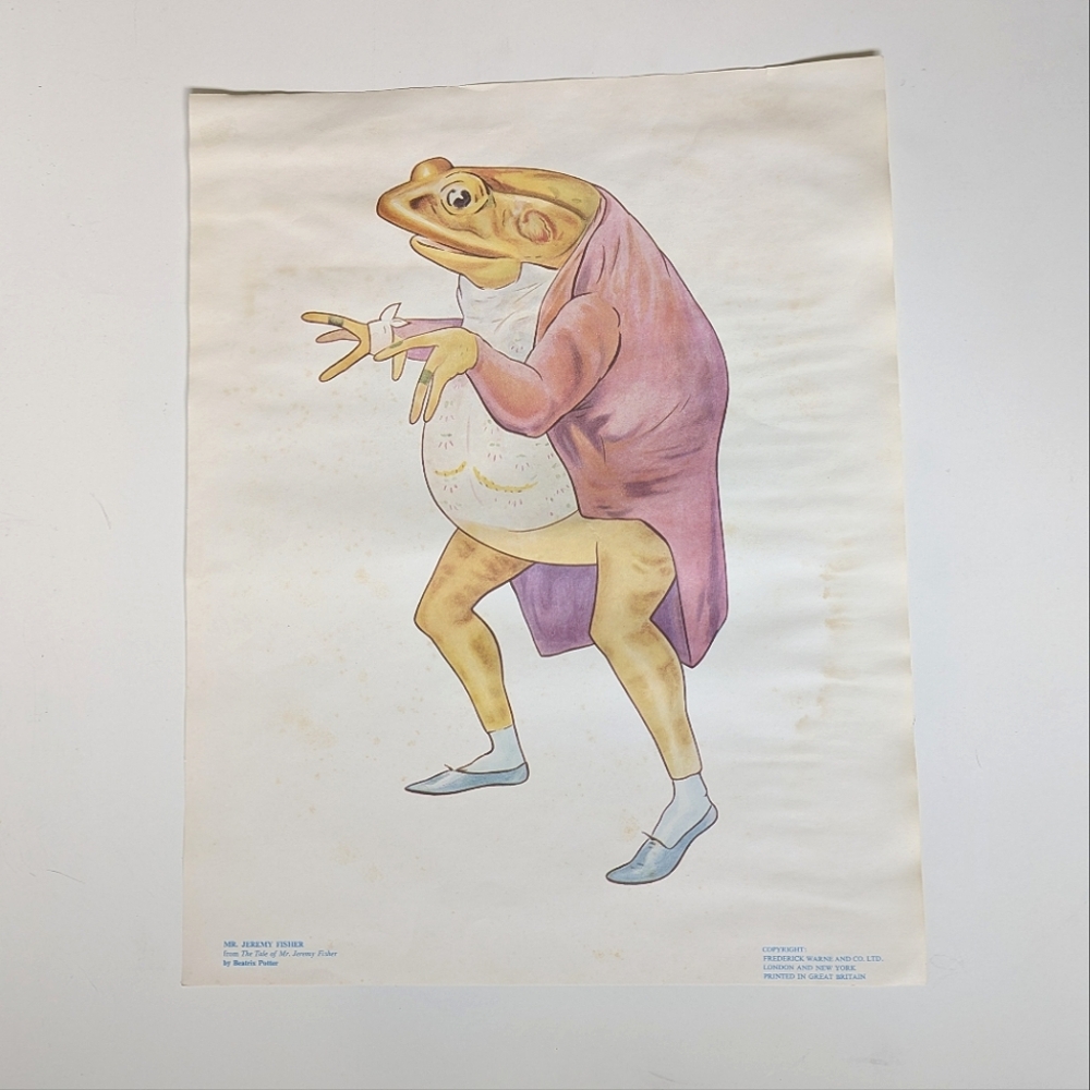 Beatrix Potter Mr. Jeremy Fisher Print